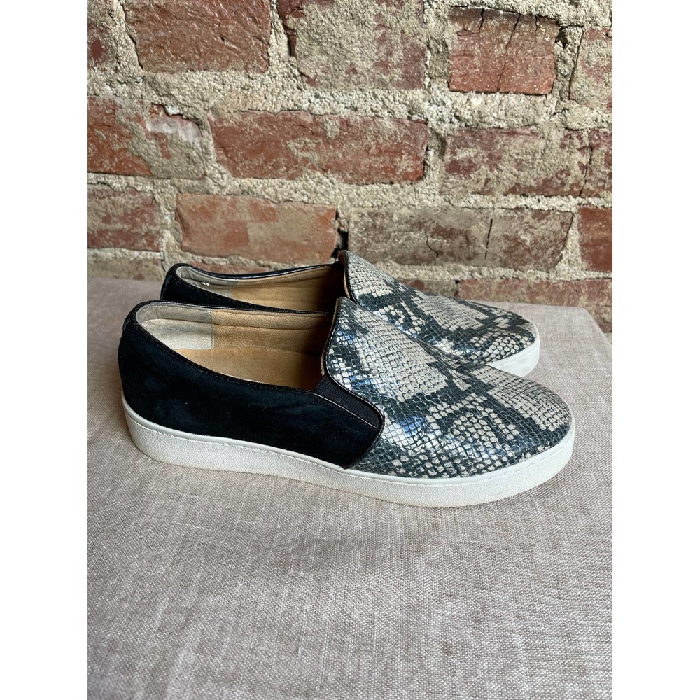 Vionic Midi Slip-On Sneaker Natural Snake Womens 8.5